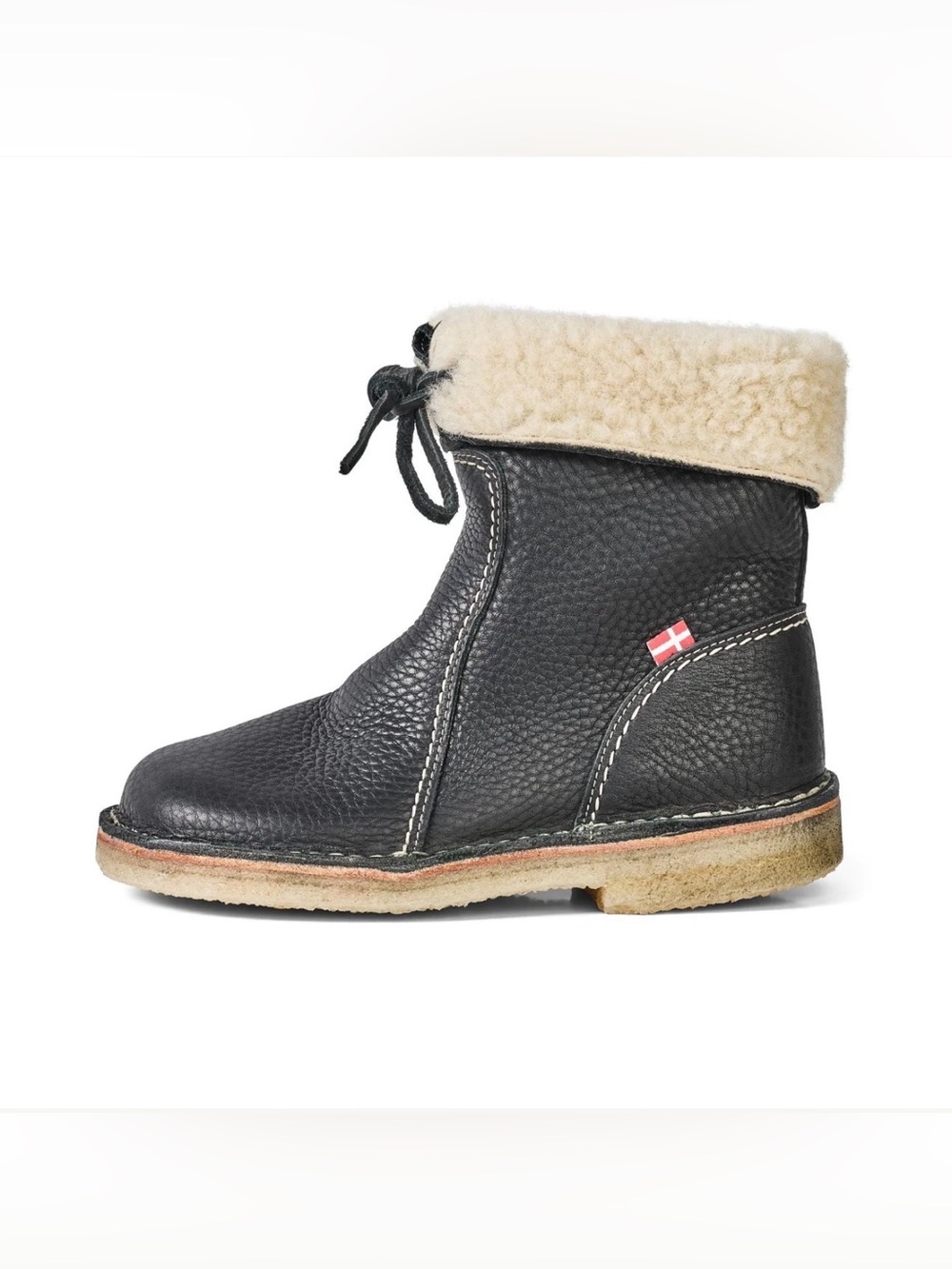 Duckfeet ÅRHUS BLACK Wool Lined Boot